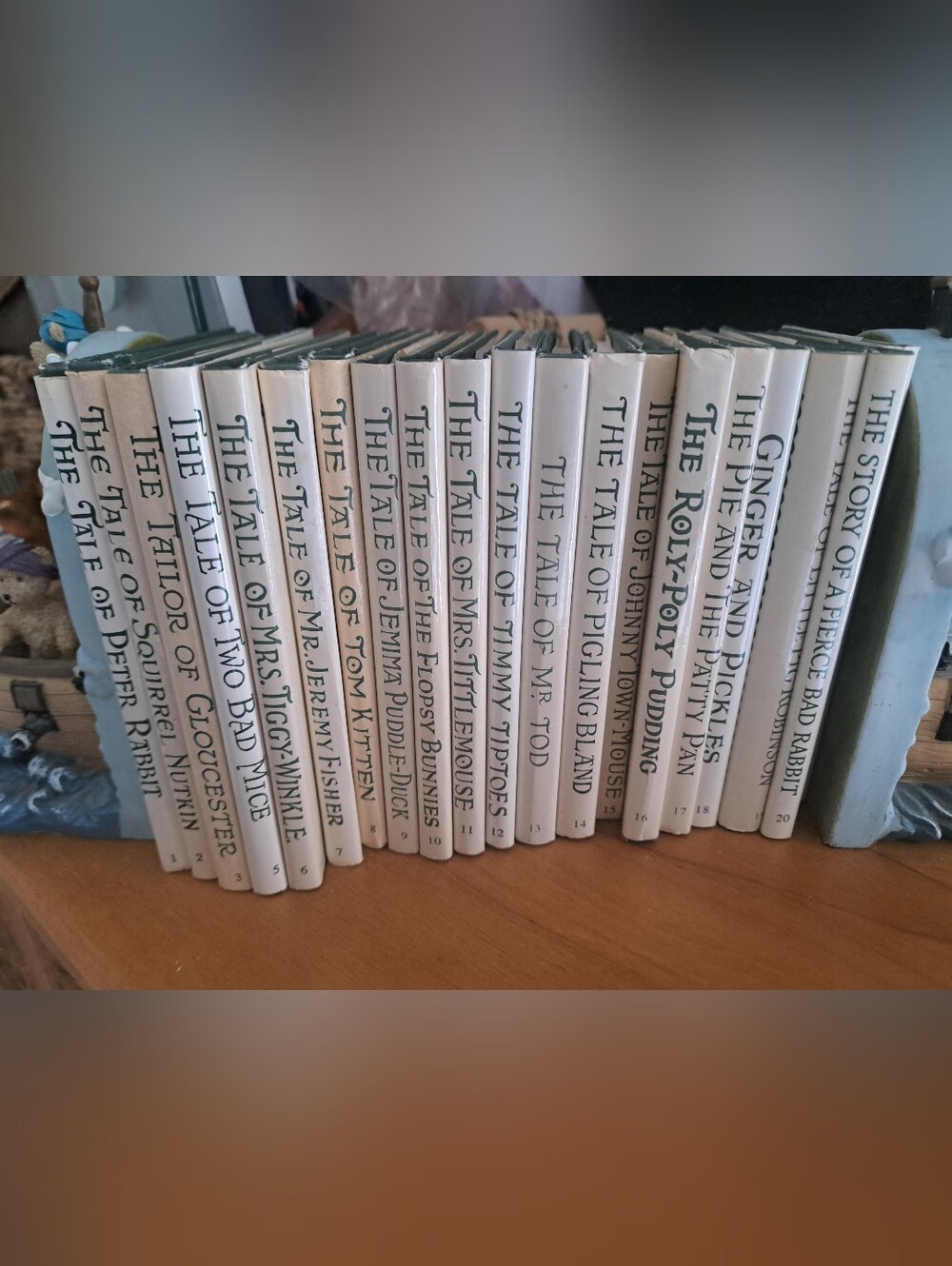 Set Of 21 BEATRIX POTTER Vtg Classic hardcover Books 1-21 F.WARNE PETER Rabbit